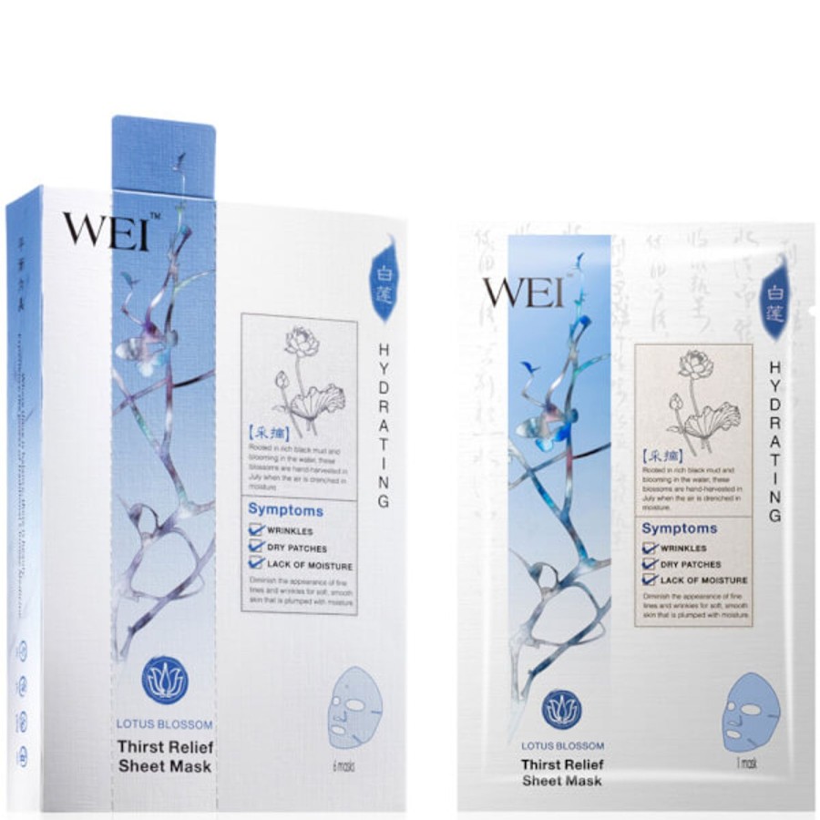 Skincare WEI | Wei Lotus Blossom Thirst Relief Sheet Mask