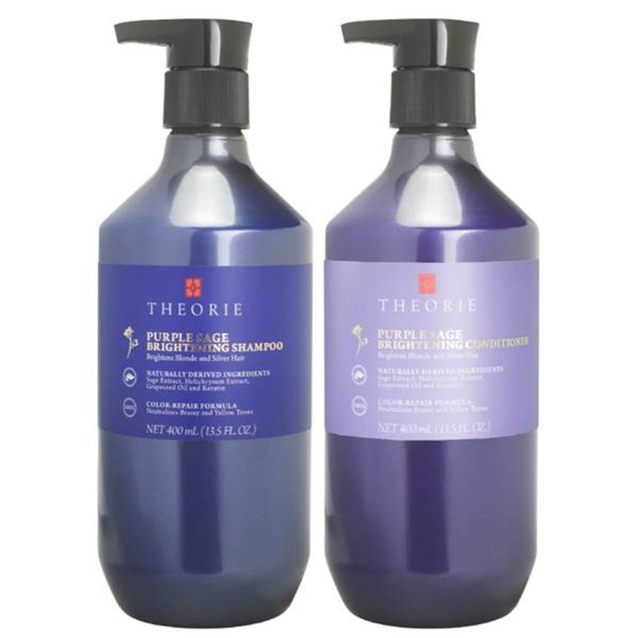 Haircare Theorie | Theorie Purple Sage Brightening Shampoo And Conditioner Duo - Blonde Hair