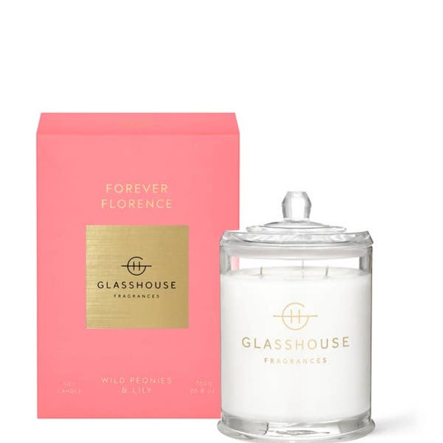 Fragrance Glasshouse Fragrances Floral Fragrance | Glasshouse Fragrances Forever Florence Candle 760G