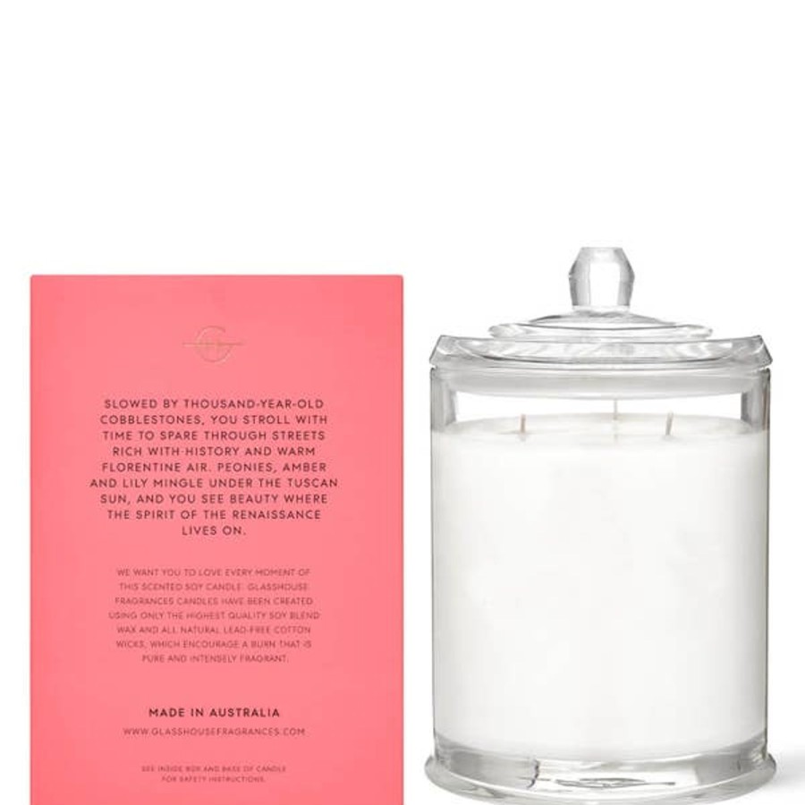 Fragrance Glasshouse Fragrances Floral Fragrance | Glasshouse Fragrances Forever Florence Candle 760G