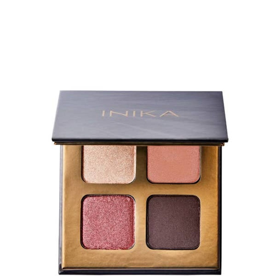 Makeup INIKA Eye Shadows | Inika Quad Eyeshadow Palette - Flowers