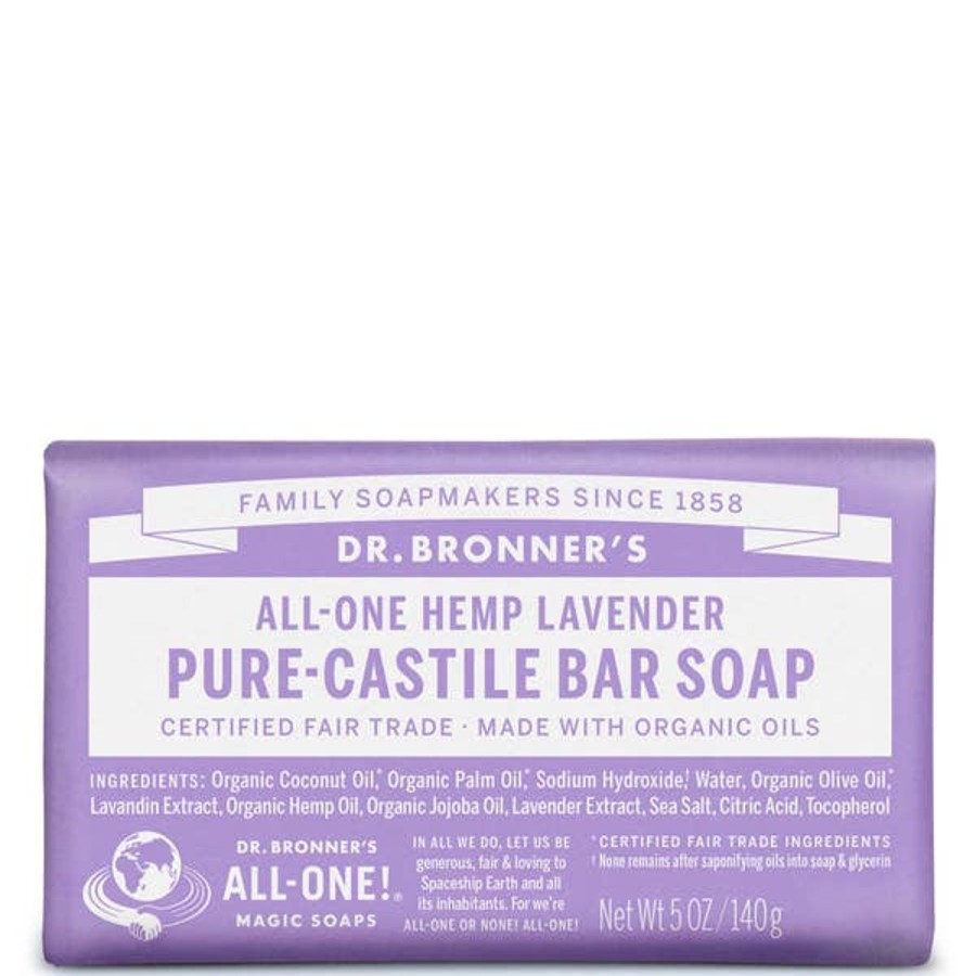 Men Dr. Bronner's Cleansing Bars | Dr. Bronner'S Pure Castile Bar Soap - Lavender 140G