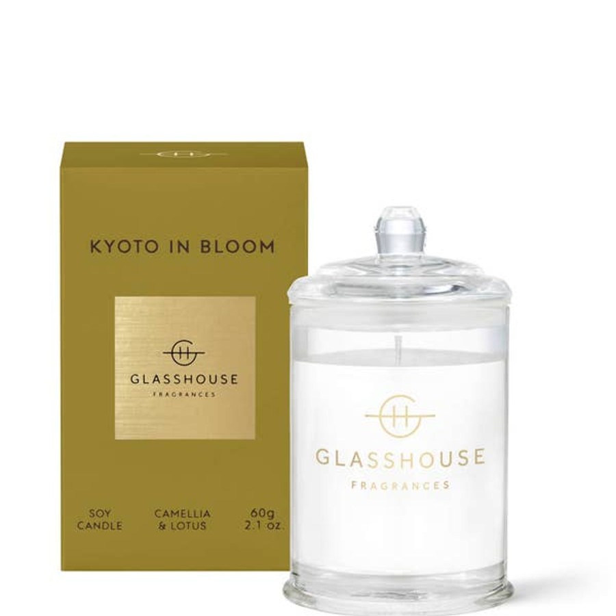 Fragrance Glasshouse Fragrances Floral Fragrance | Glasshouse Fragrances Kyoto In Bloom Candle 60G