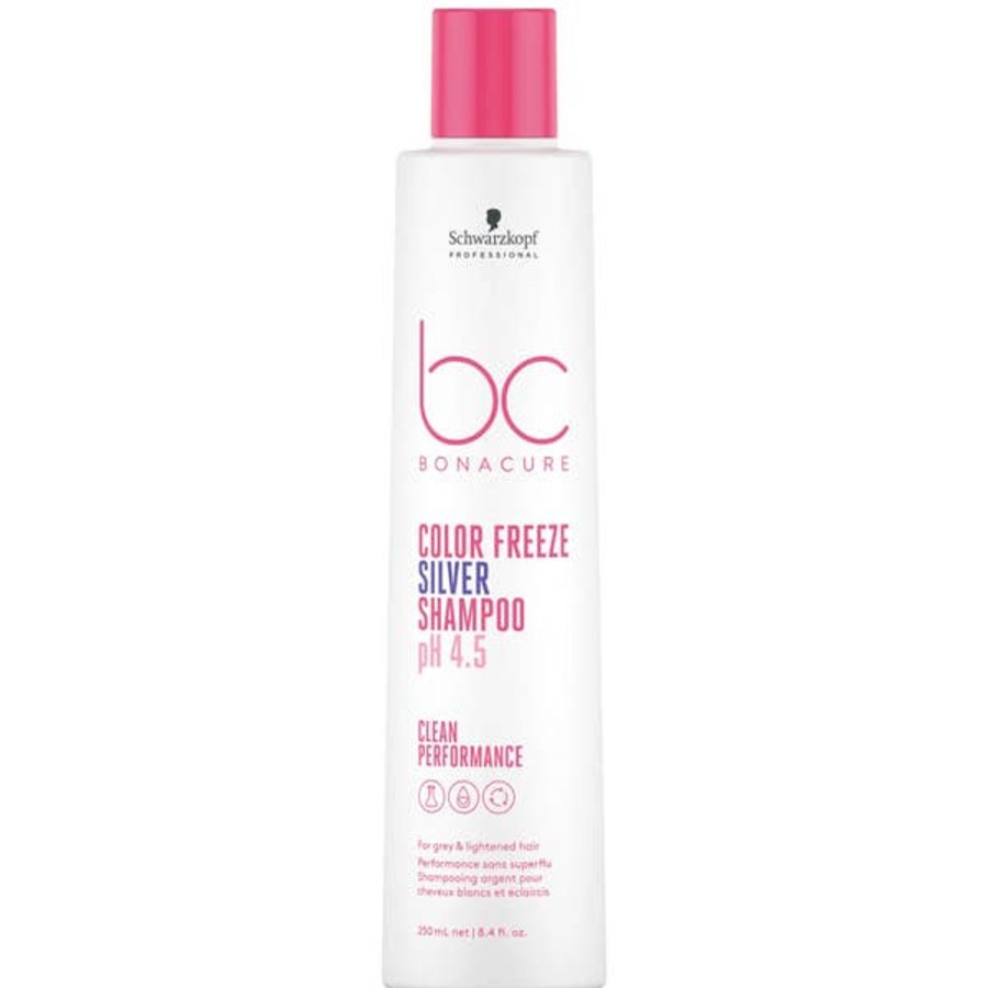 Haircare Schwarzkopf | Schwarzkopf Bc Clean Performance Colour Freeze Silver Shampoo 250Ml