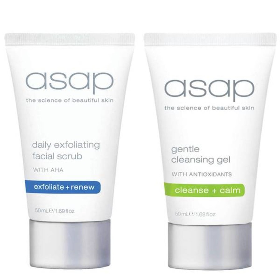 Skincare asap | Asap Exclusive Gentle Cleanse And Exfoliate Set (Travel Size)