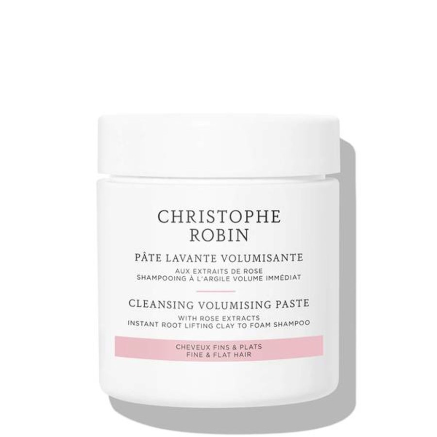 Haircare Christophe Robin | Christophe Robin Cleansing Volumising Paste With Pure Rassoul Clay And Rose 75Ml