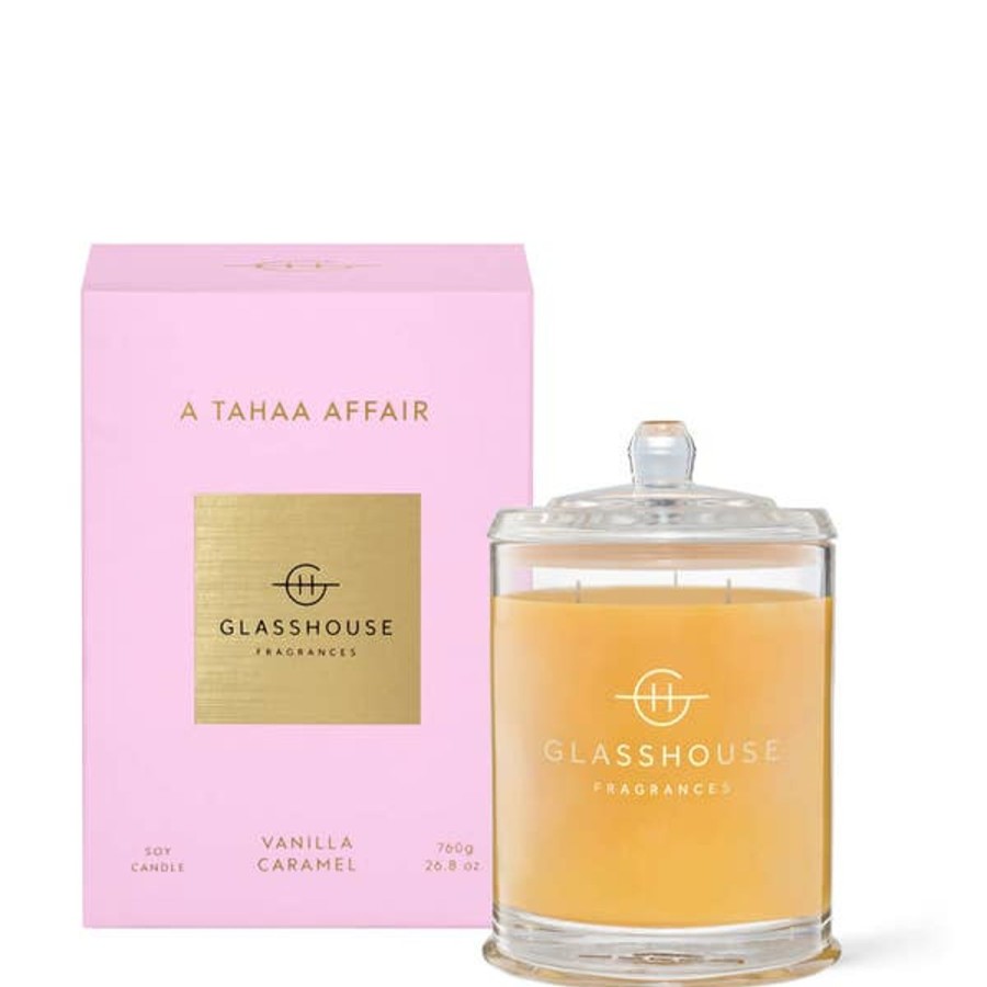 Fragrance Glasshouse Fragrances For Her | Glasshouse Fragrances A Tahaa Affair Candle 760G