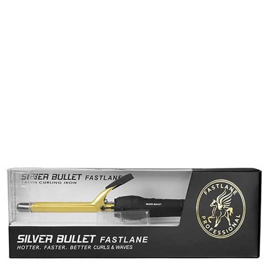 Haircare Silver Bullet | Silver Bullet Fastlane Ceramic 16Mm Curling Iron - Gold