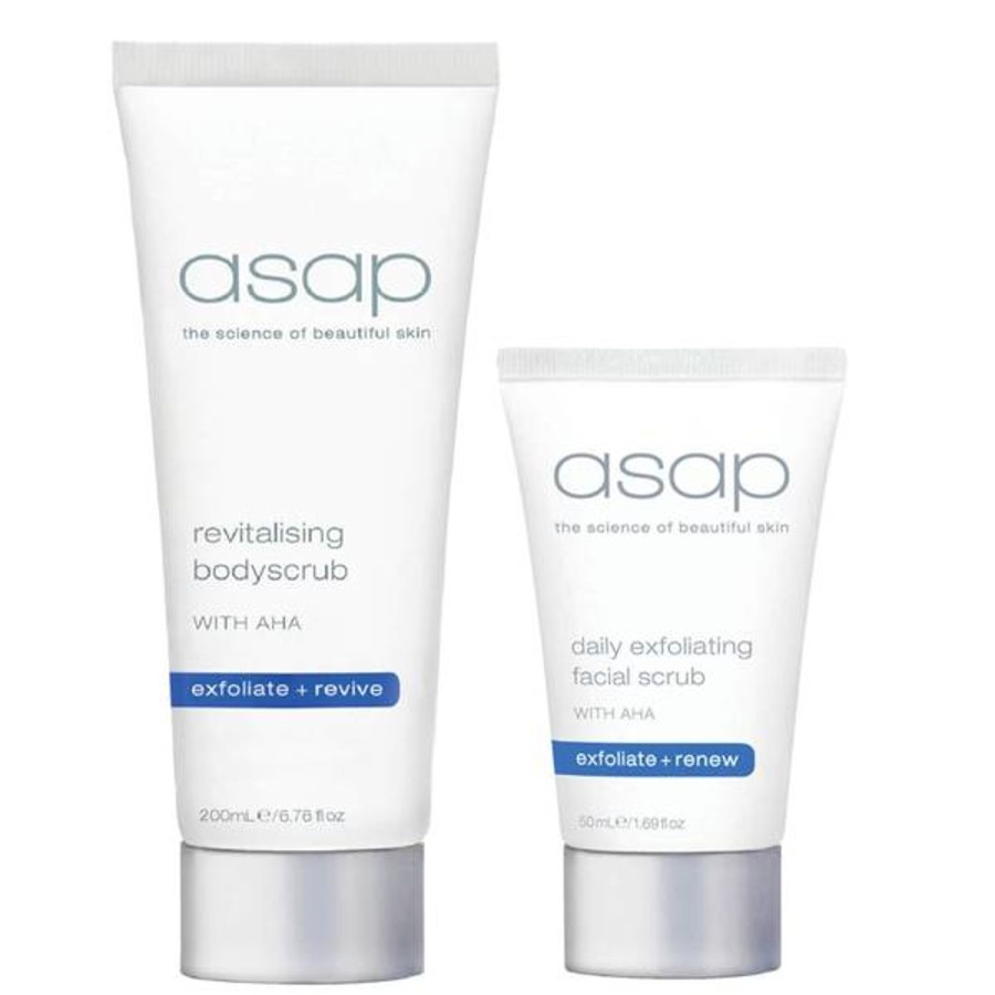 Skincare asap | Asap Exclusive Face And Body Exfoliation Set