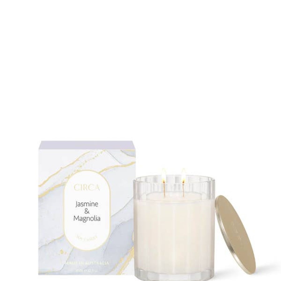 Fragrance CIRCA Scented Candles | Circa Jasmine & Magnolia Scented Soy Candle 350G