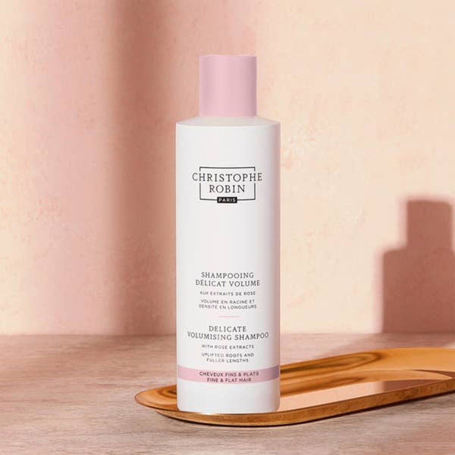 Haircare Christophe Robin | Christophe Robin Delicate Volumising Shampoo With Rose Extracts 250Ml