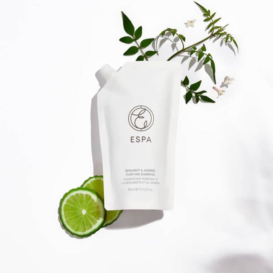 Men ESPA Shampoo | Espa Bergamot And Jasmine Shampoo 400Ml