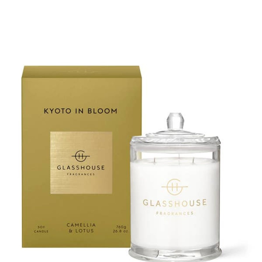 Fragrance Glasshouse Fragrances Scented Candles | Glasshouse Fragrances Kyoto In Bloom Candle 760G