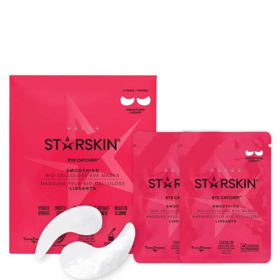 Skincare STARSKIN | Starskin Eye Catcher Smoothing Coconut Bio-Cellulose Second Skin Eye Masks (2 Units)