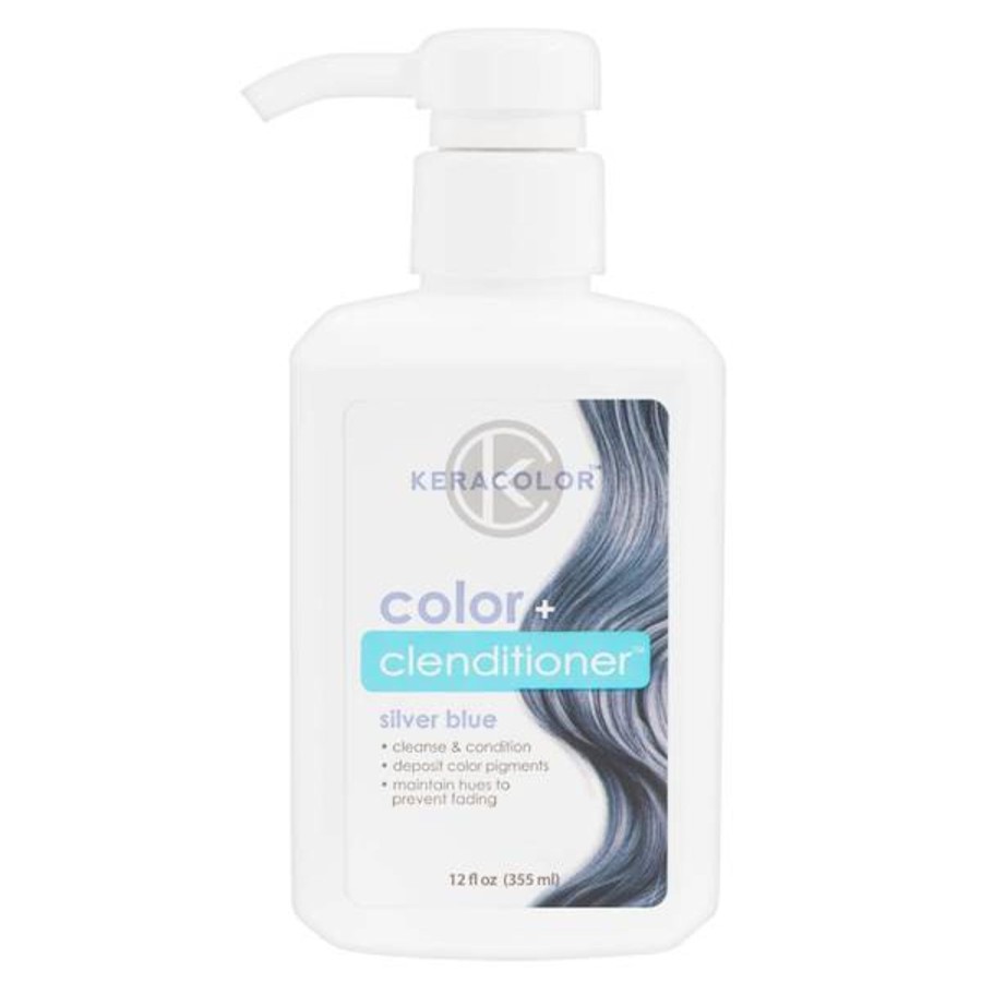 Haircare Kera | Keracolor Colour + Clenditioner - Silver Blue 355Ml