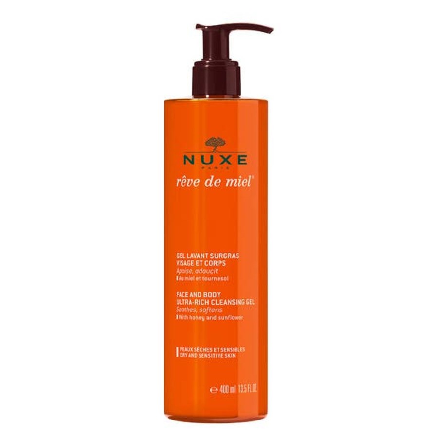 Skincare NUXE | Nuxe Reve De Miel Face And Body Ultra-Rich Cleansing Gel 200Ml