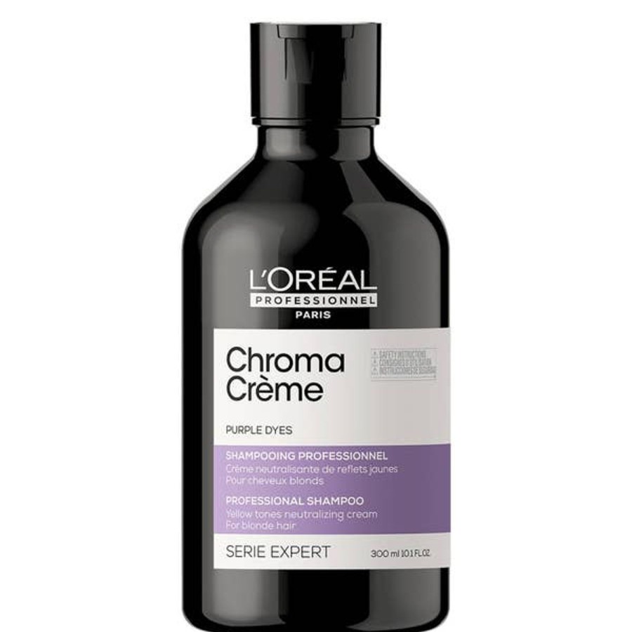 Haircare L'Oréal Professionnel | L'Oreal Professionnel Paris Chroma Creme Yellow-Tones Neutralizing Cream Shampoo - Blondes To Platinum Blondes 300Ml