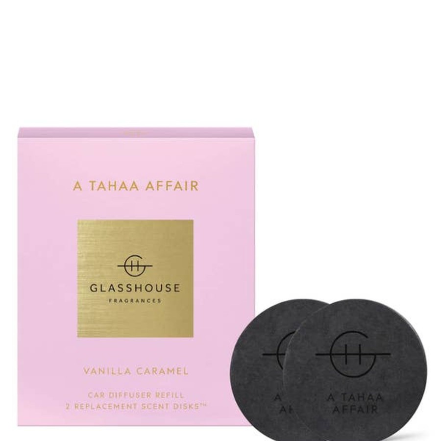 Fragrance Glasshouse Fragrances For Her | Glasshouse Fragrances Car Diffuser Collection - A Tahaa Affair 2 Replacement Scent Disks