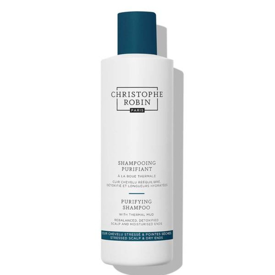 Haircare Christophe Robin | Christophe Robin Purifying Shampoo With Thermal Mud 250Ml