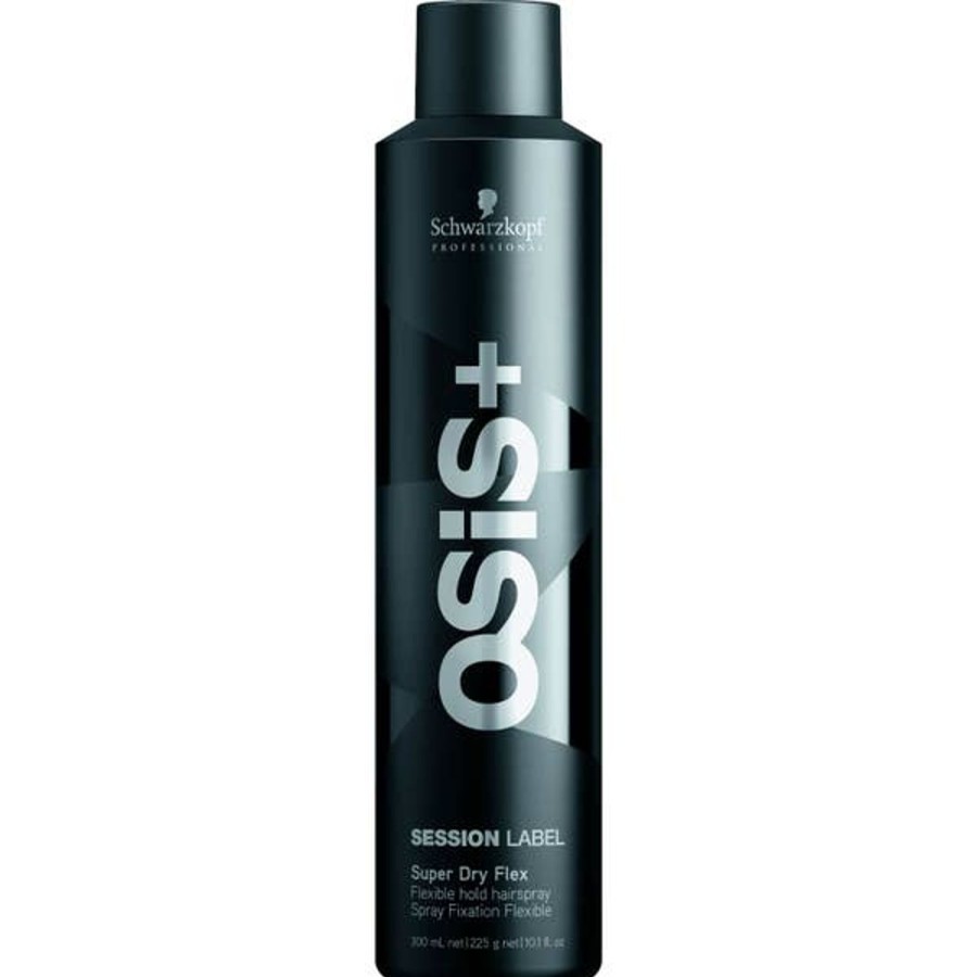 Haircare Schwarzkopf | Schwarzkopf Osis+ Session Label Super Dry Flex Hold Hairspray 300Ml