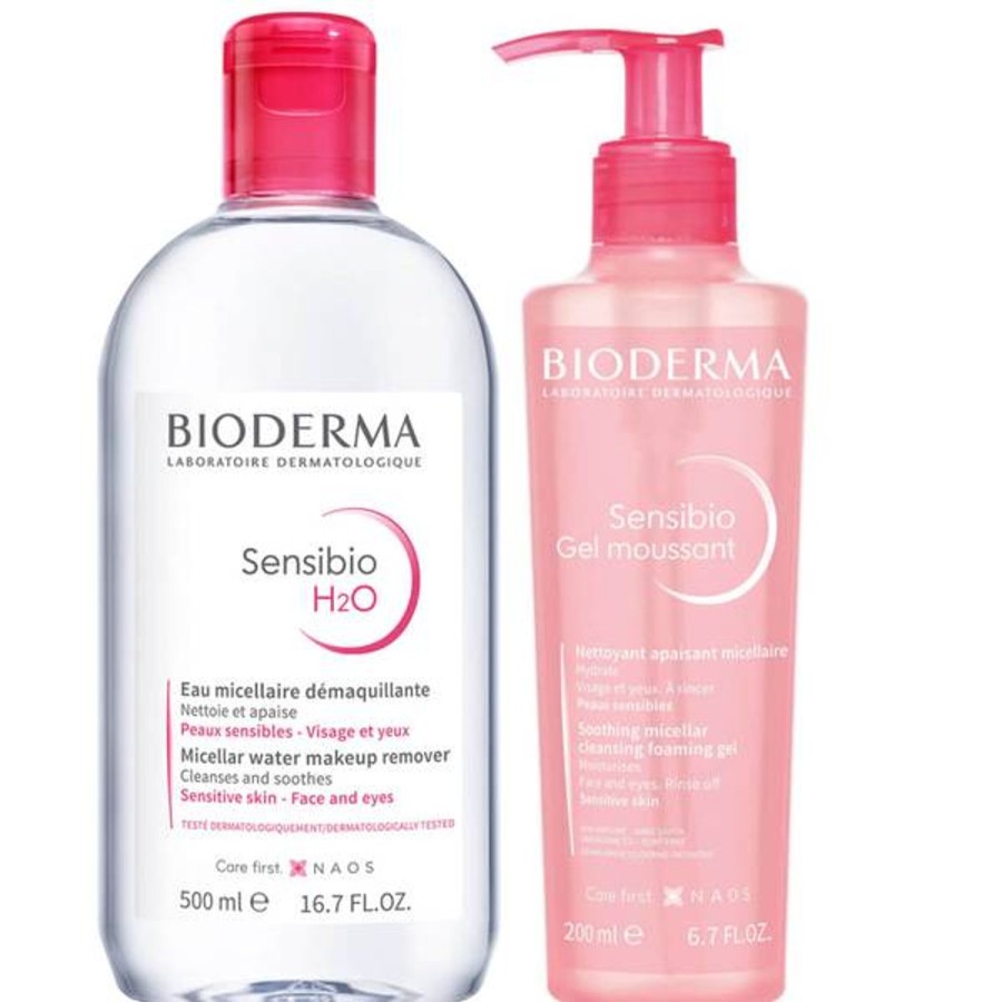 Skincare Bioderma | Bioderma Sensibio Double Cleanse Bundle