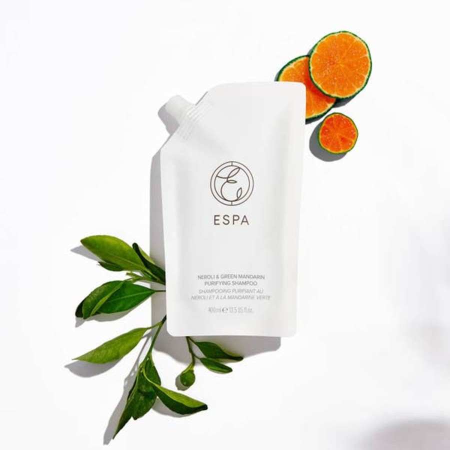 Men ESPA Shampoo | Espa Neroli And Green Mandarin Purifying Shampoo 400Ml