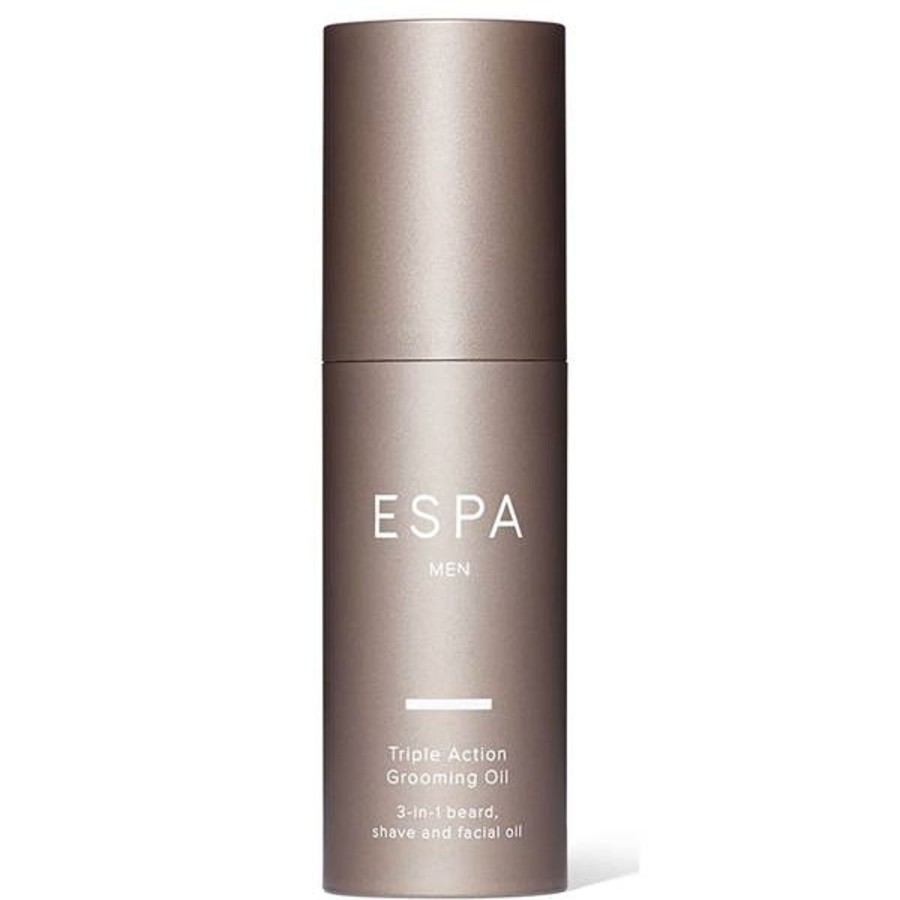 Men ESPA Moisturisers | Espa (Retail) Triple Action Grooming Oil 25Ml