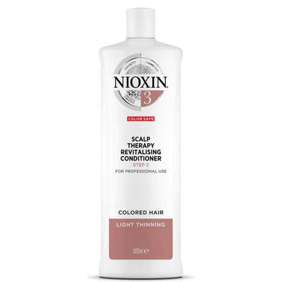 Haircare NIOXIN | Nioxin 3-Part System 3 Scalp Therapy Revitalising Conditioner For Coloured Hair With Light Thinning 1000Ml