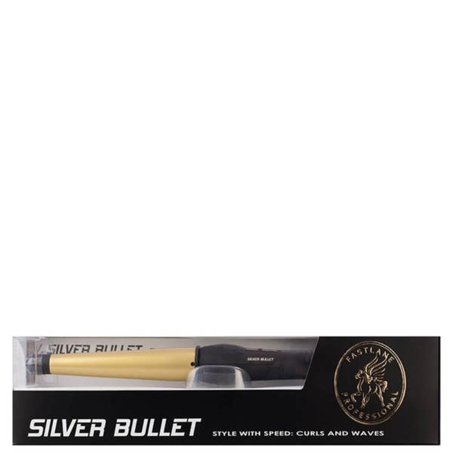 Haircare Silver Bullet | Silver Bullet Large Ceramic Conical Curling Iron - Gold