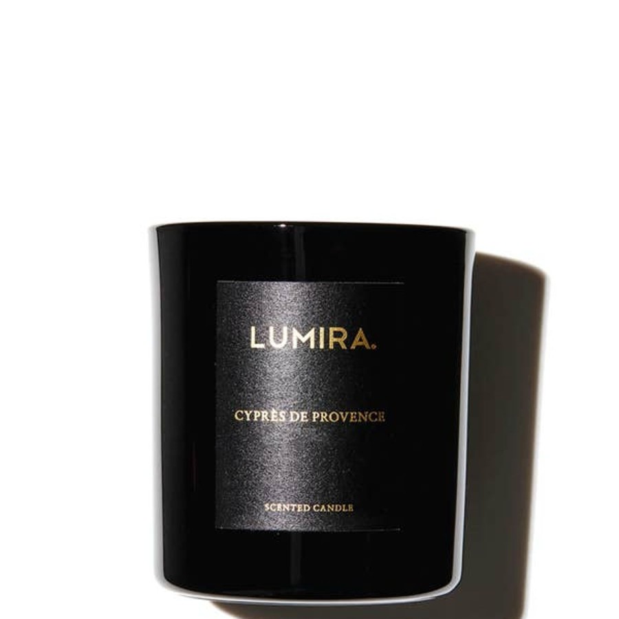 Fragrance LUMIRA Scented Candles | Lumira Cypress De Provence Black Candle 300G