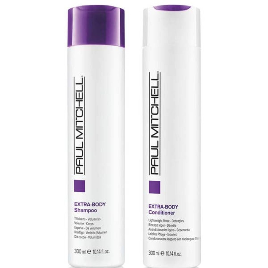 Haircare Paul Mitchell | Paul Mitchell Extra Body Shampoo And Conditioner 2 X 300Ml (Worth $47.90)