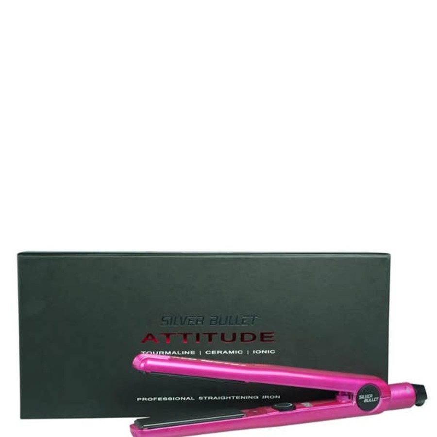 Haircare Silver Bullet | Silver Bullet Attitude Hair Straighteners - Hot Pink