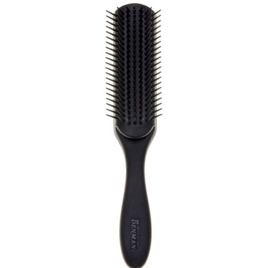 Haircare Denman | Denman Classic Noir Medium Gents Styling Brush D3M 7 Row