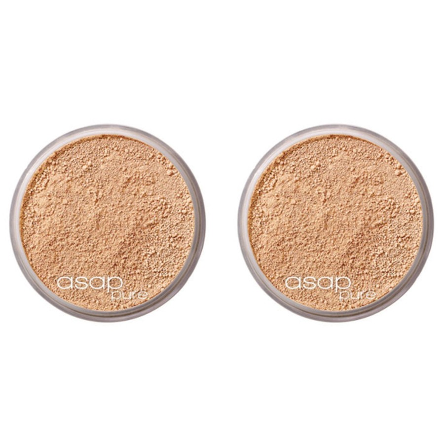 Makeup asap Foundations | 2 X Asap Pure Mineral Makeup - One 8G