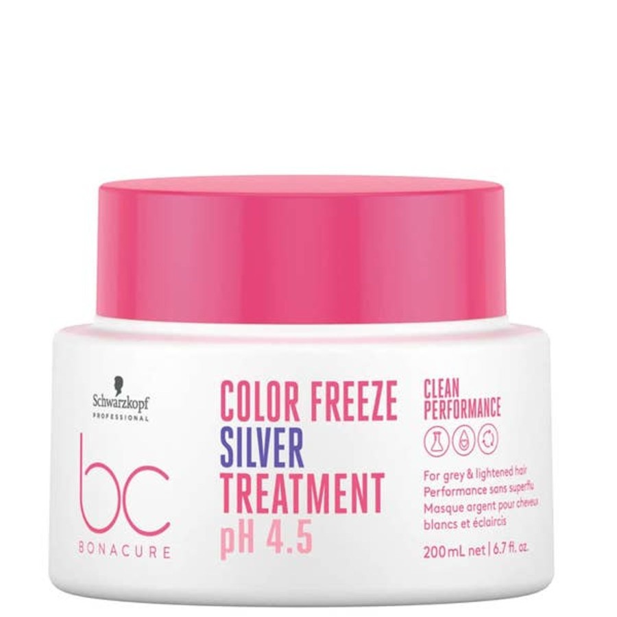 Haircare Schwarzkopf | Schwarzkopf Bc Clean Performance Colour Freeze Silver Treatment 200Ml