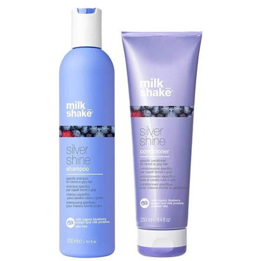 Haircare milk_shake | Milk_Shake Silver Shine Shampoo And Conditioner Duo