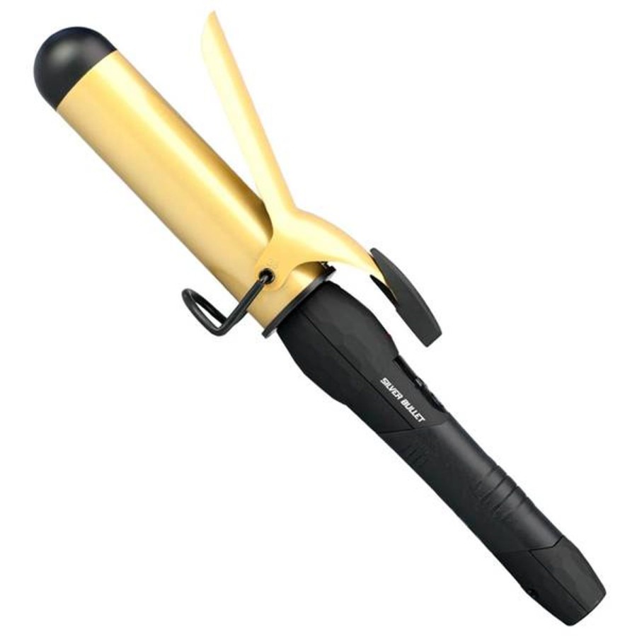 Haircare Silver Bullet | Silver Bullet Fastlane Gold 38Mm Curling Iron