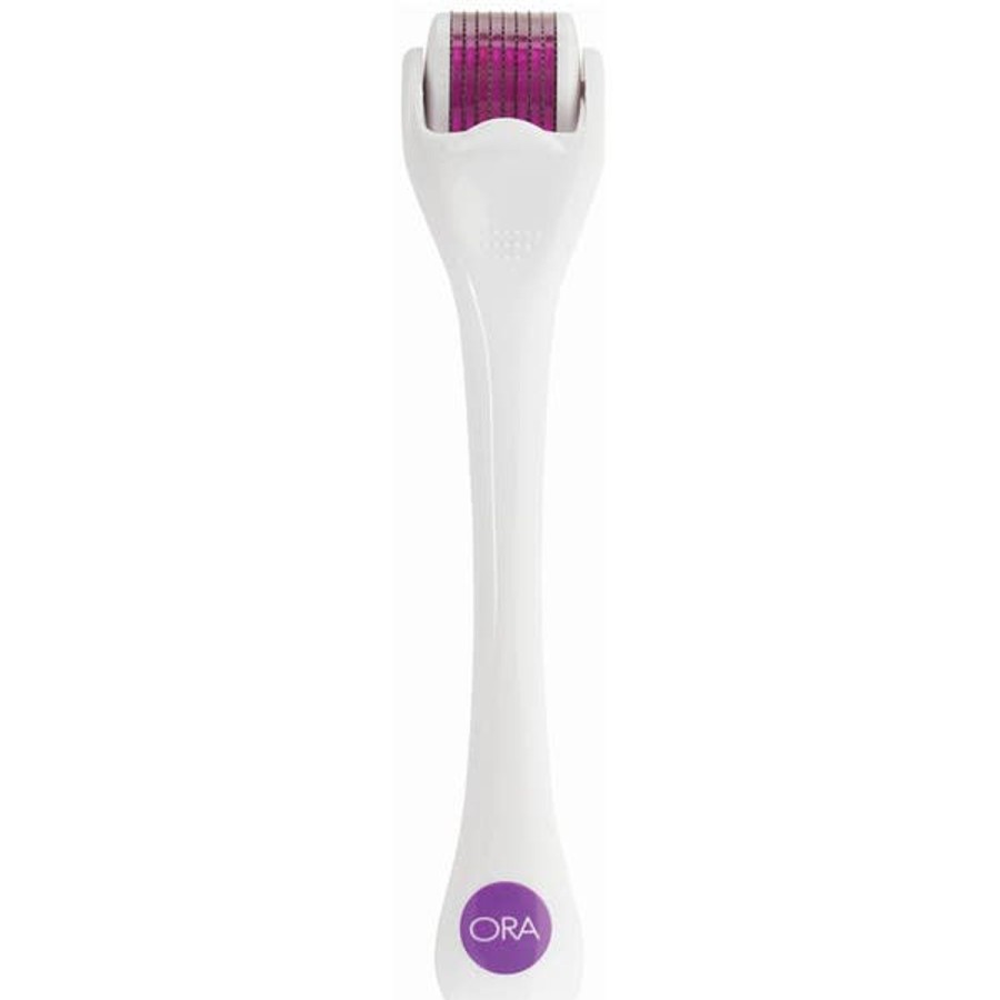 Skincare Beauty ORA | Beauty Ora Facial Microneedle Roller System - Purple Head With White Handle