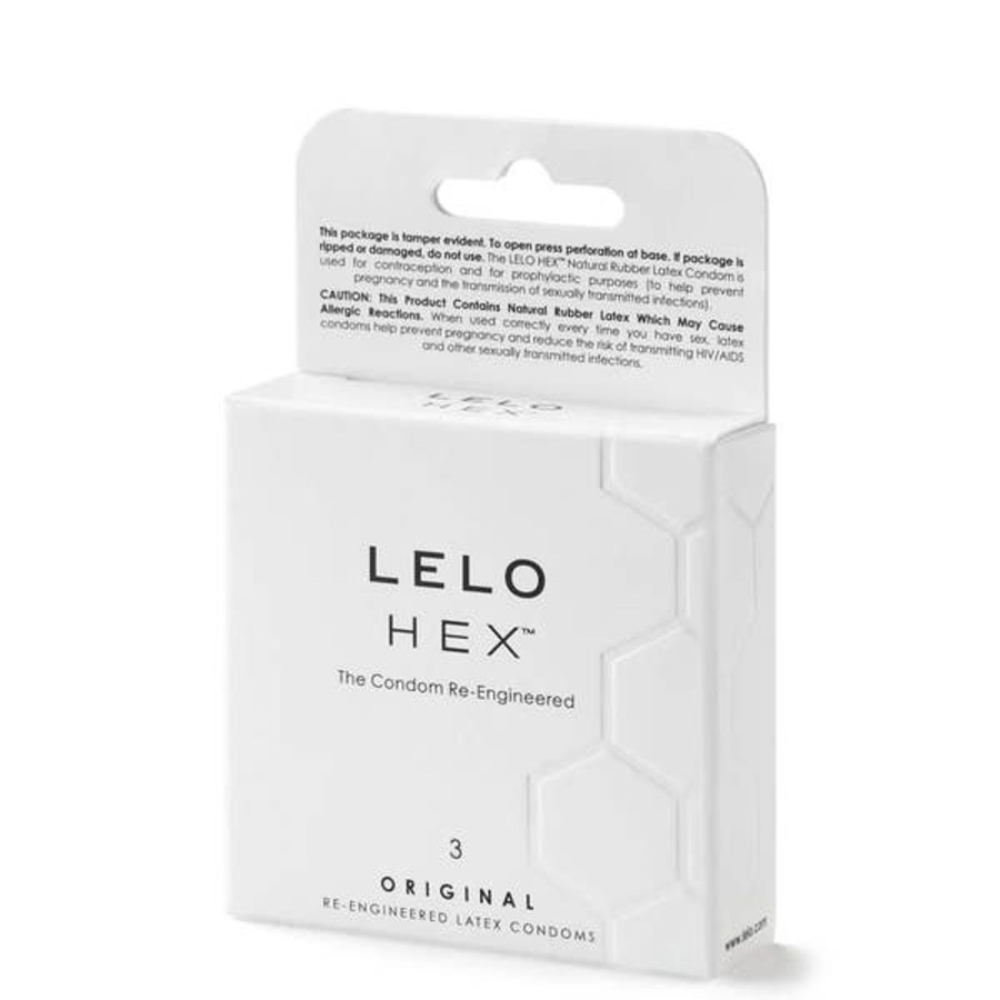 Personal Care LELO | Lelo Hex Condoms Original (3 Pack)