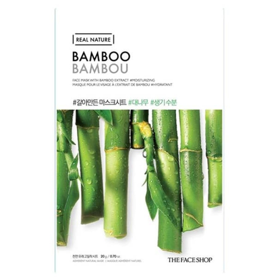 Skincare THE FACE SHOP | The Face Shop Real Nature Sheet Mask Bamboo