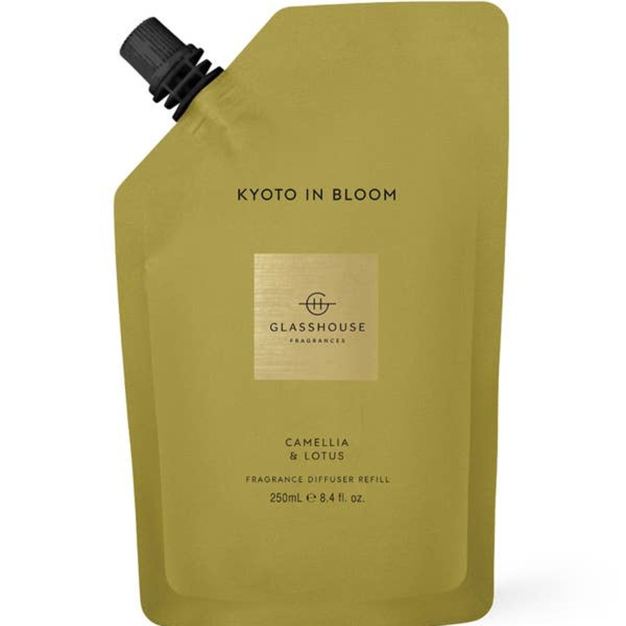 Fragrance Glasshouse Fragrances Diffusers & Oils | Glasshouse Fragrances Kyoto In Bloom Diffuser Refill Pouches 250Ml