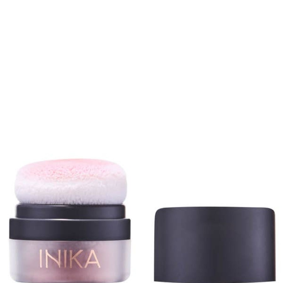 Makeup INIKA Blushers | Inika Mineral Blush Puff Pot - Rosy Glow 3G