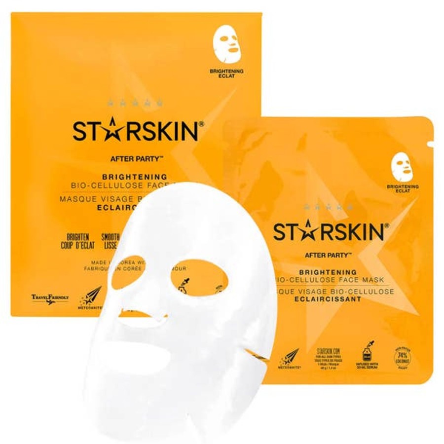 Skincare STARSKIN | Starskin After Party Brightening Coconut Bio-Cellulose Second Skin Face Mask