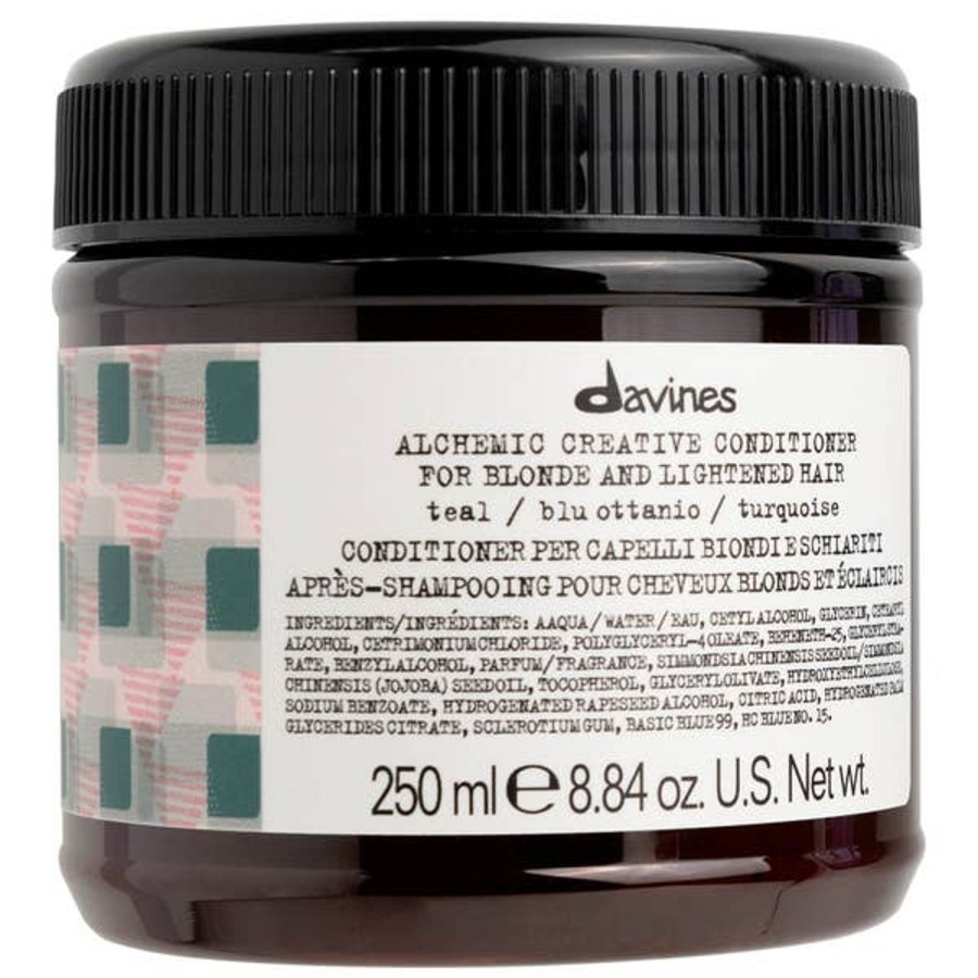 Haircare Davines | Davines Alchemic Creative Conditioner - Teal Blue 250Ml