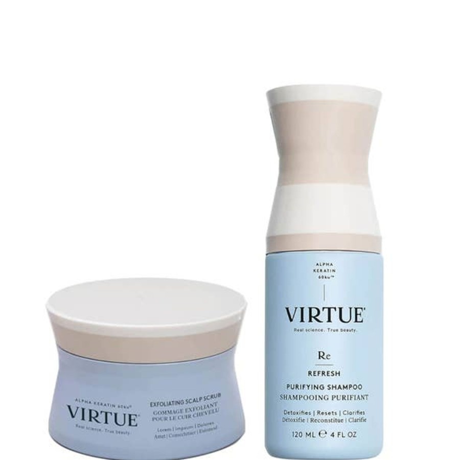 Haircare VIRTUE | Virtue Purifying And Exfoliating Scalp Duo (Worth $121.00)