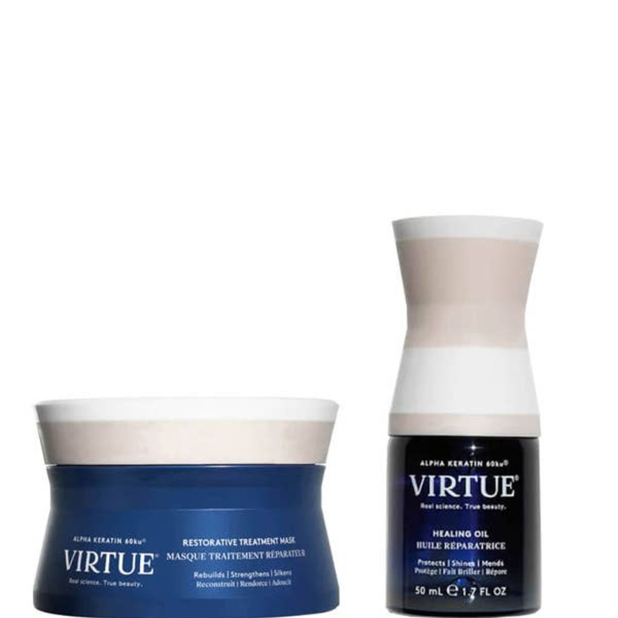 Haircare VIRTUE | Virtue Keratin Healing Mask And Oil Bundle (Worth $164.00)