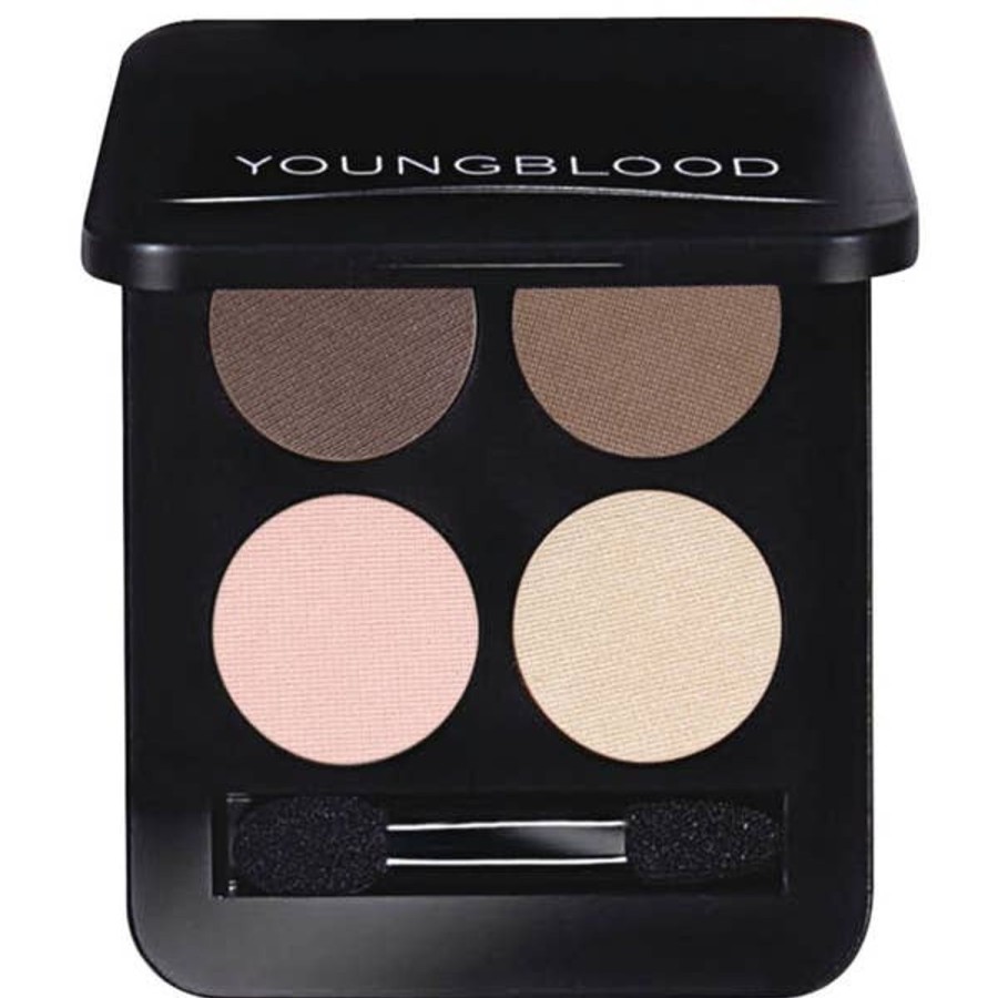 Makeup Youngblood Mineral Cosmetics Eye Shadows | Youngblood Pressed Mineral Eyeshadow Quad 4G