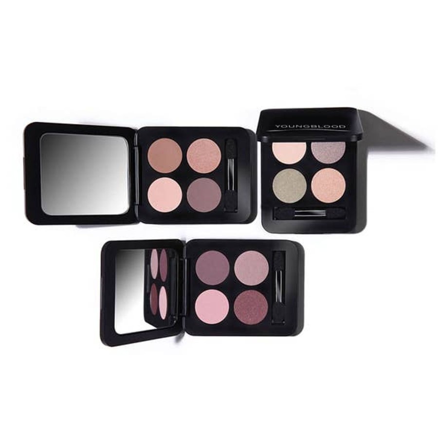 Makeup Youngblood Mineral Cosmetics Eye Shadows | Youngblood Pressed Mineral Eyeshadow Quad 4G