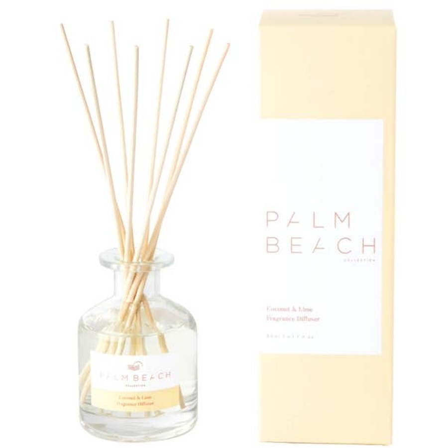 Fragrance Palm Beach Diffusers & Oils | Palm Beach Collection Coconut And Lime Mini Fragrance Diffuser 50Ml