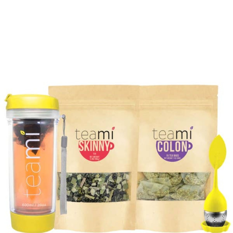 Men Teami Down Under Supplements | Teami Down Under Detox Original Starter Pack - Yellow